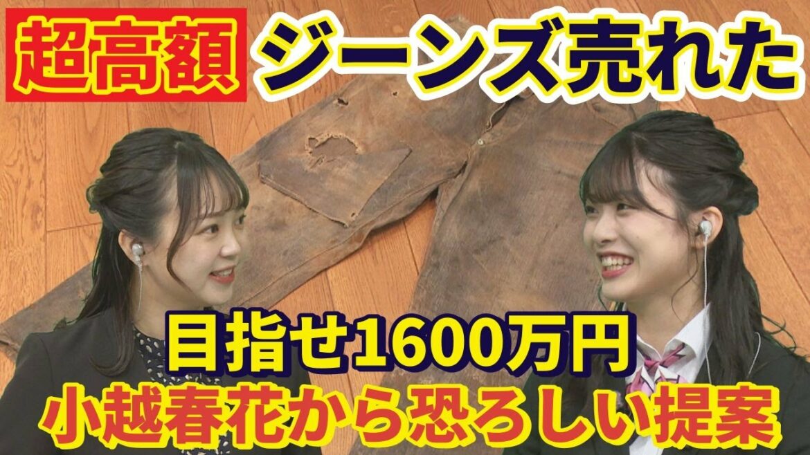 【売れた】1600万円超ジーンズ 新潟からアメリカへ! 番組衣装をビリビリに!? 小越春花の提案とは・・・<バズタイムズ>