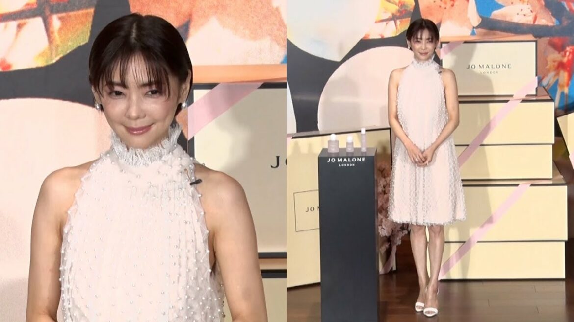 倉科カナ、美脚あらわな“桜ドレス”で報道陣に神対応「目線欲しい人言ってください」 ジョー マローン ロンドン ポップアップイベント