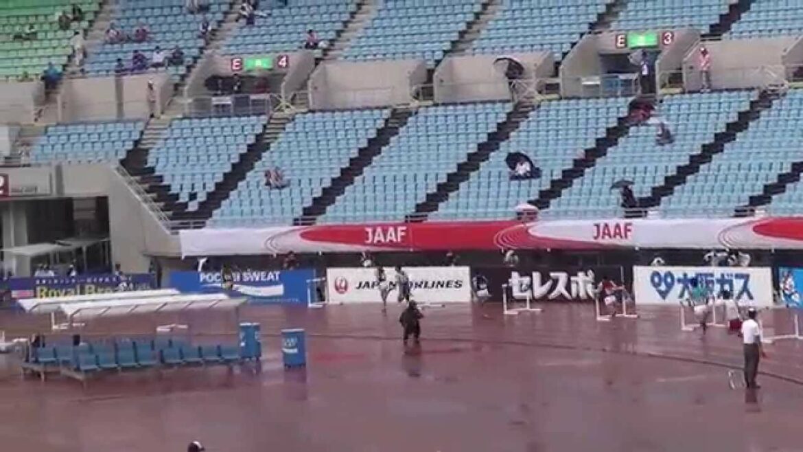 男子400mH予選3組 野澤啓佑49.64 2012日本選手権 Keisuke Nozawa 1st