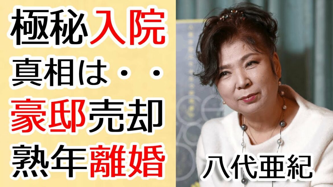 八代亜紀の驚きの現在と、熟年離婚の真相が切なすぎる…『舟唄』でヒットした演歌歌手の豪邸や本当の病名に一同驚愕…