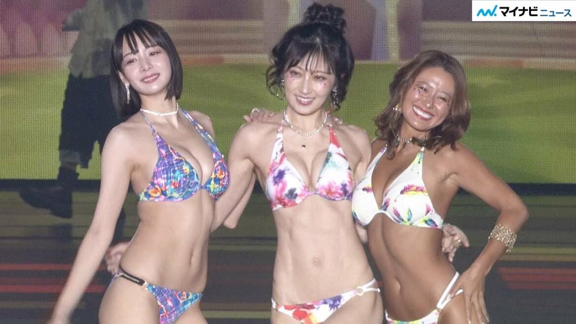 熊田曜子、40歳のミラクルボディに会場釘付け!20代・岡田紗佳&白波瀬海来と並んでビキニで堂々ランウェイ 『関西コレクション 2023S/S | KANSAI COLLECTION 2023S/S』