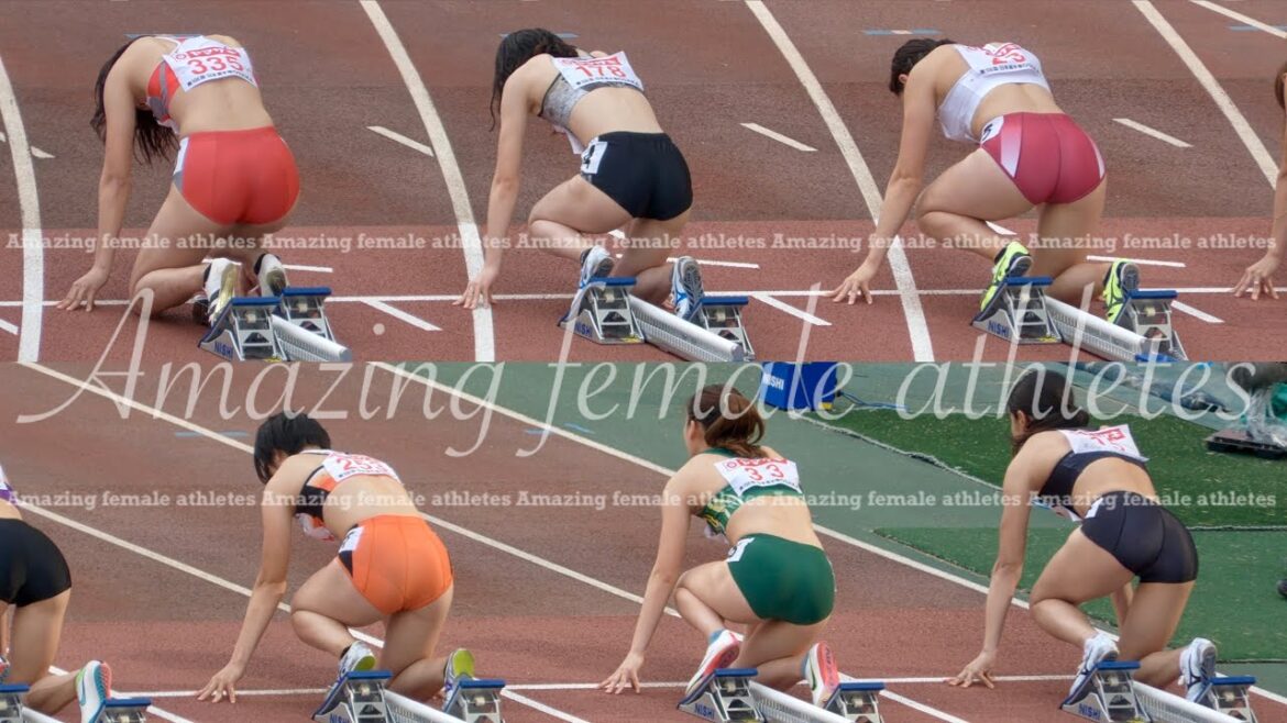 【4K】陸上女子|大会新記録(12.94)のレースをスタート側から|女子100mH|2022日本選手権