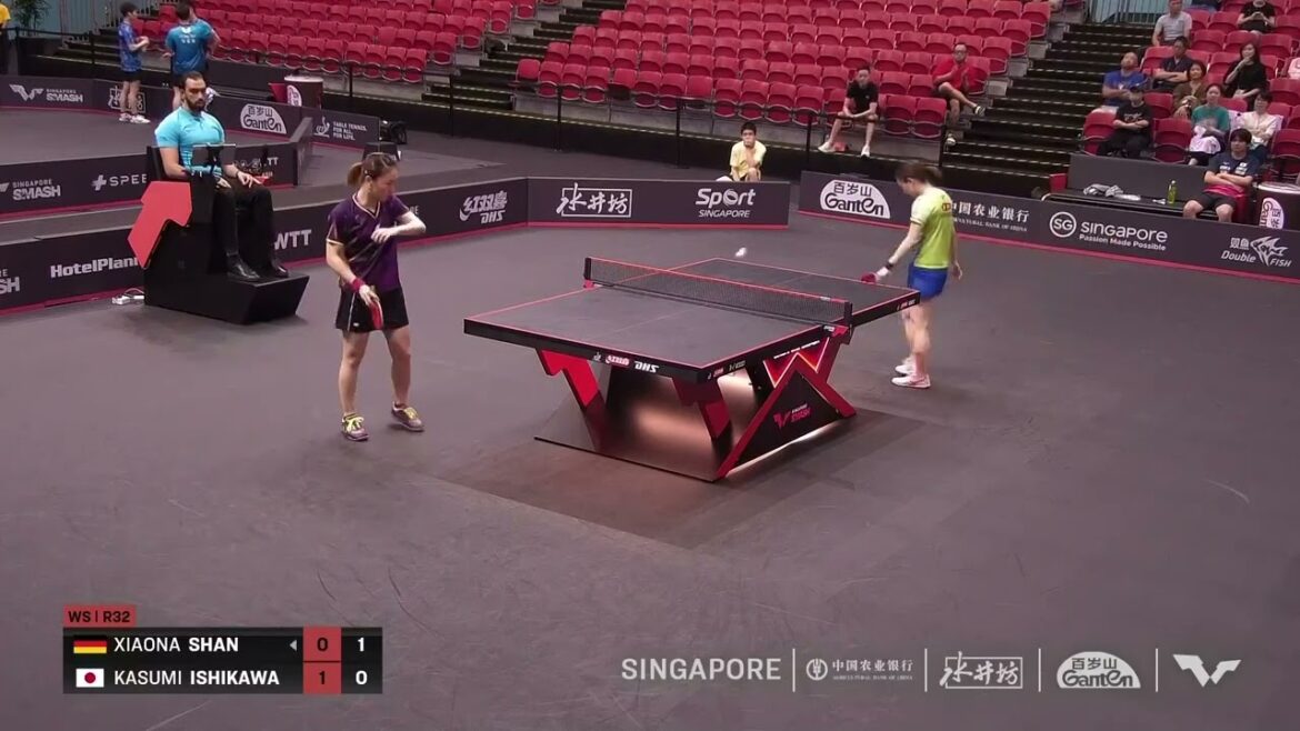 【ハイライト】石川佳純 vs シャン・シャオナ|WTTシンガポールスマッシュ2023 女子シングルス2回戦
