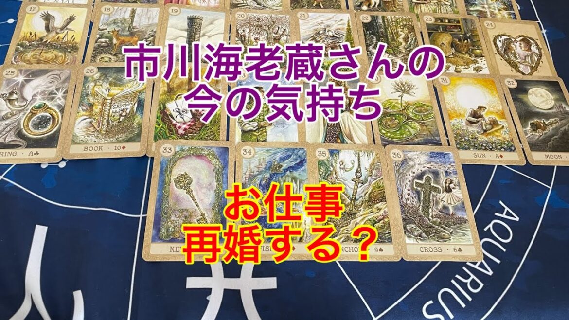 【市川海老蔵】今の気持ち💕お仕事 再婚するの?【占いタロット】