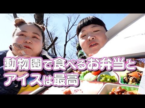 動物園でお弁当とアイス食う【ほぼ作業用】