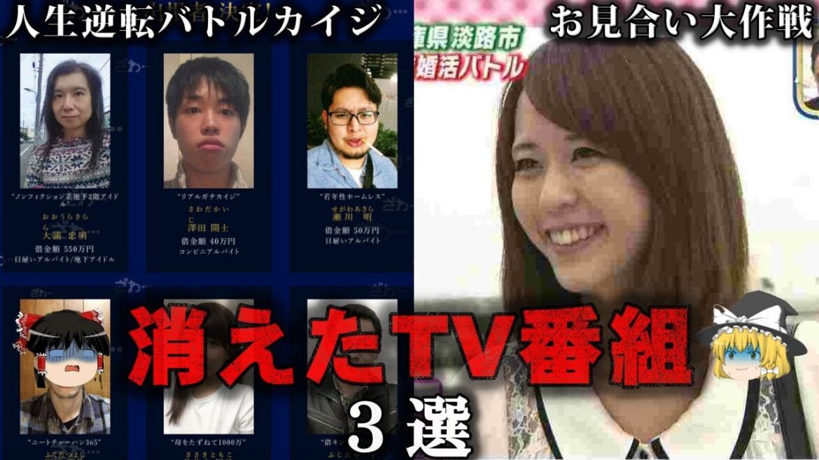 【総集編】消えたTV番組3選をゆっくり解説【作業用】