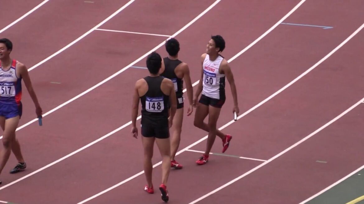 2017全実 男子4x400mR ミズノ 3’08.82