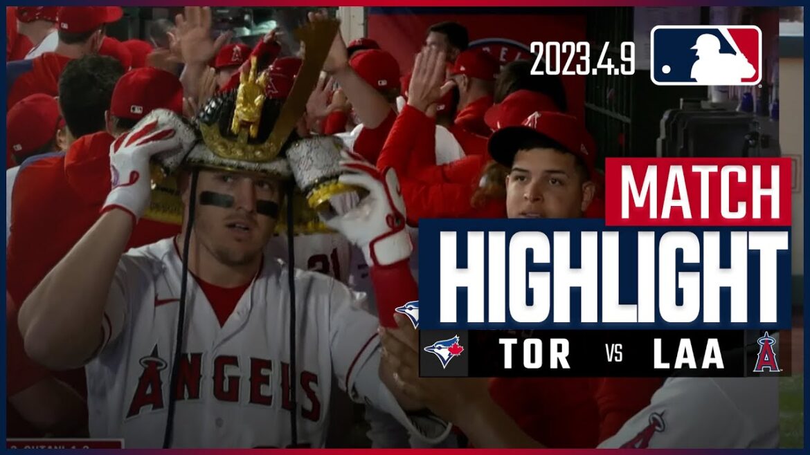 【トラウト逆転弾! 大谷翔平1安打】4.9 ブルージェイズ VS エンゼルス 日本語ハイライト