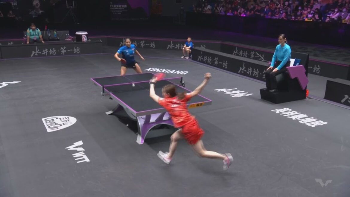 石川佳純、粘りのディフェンスからの強烈カウンター!|WTTチャンピオンズ新郷2023 女子シングルス