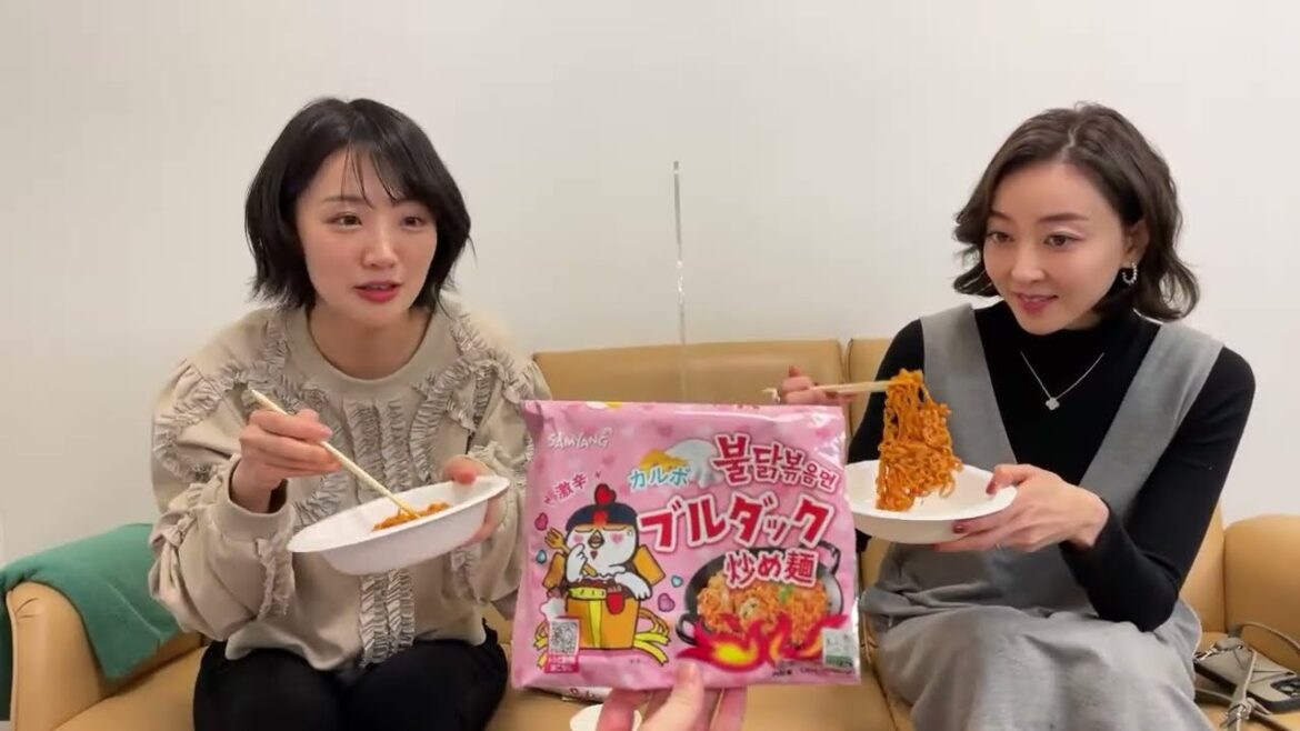 【口から炎が出る!?】韓国激辛インスタント麺に挑戦🔥