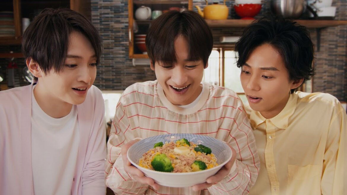 「レンジで汁なしサッポロ一番」篇 #玉森裕太 #宮田俊哉 #藤ヶ谷太輔