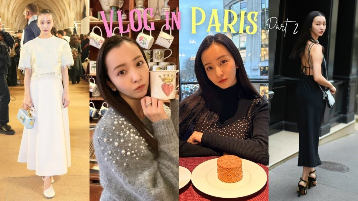 【Paris vlog】コレクション🖤お買い物🩰エステ🌝そしてスペシャルゲストも!!!【後編】