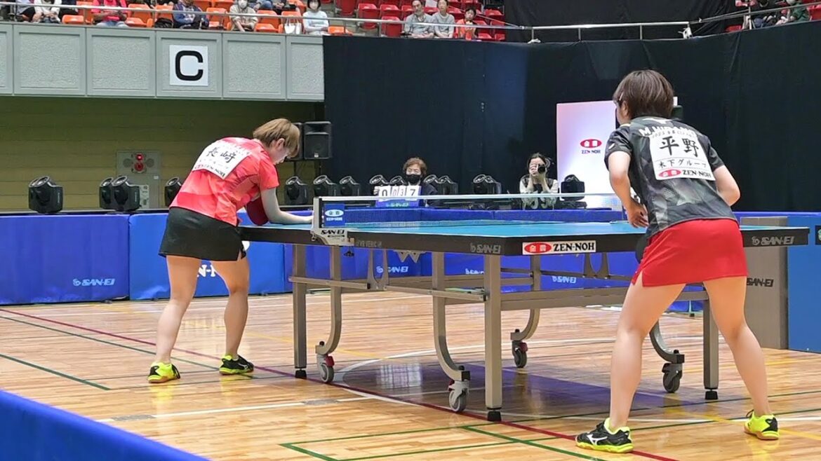 【ハイライト】女子5-6位決定戦 平野美宇 vs 長﨑美柚|卓球 第4回パリ五輪日本代表選考会