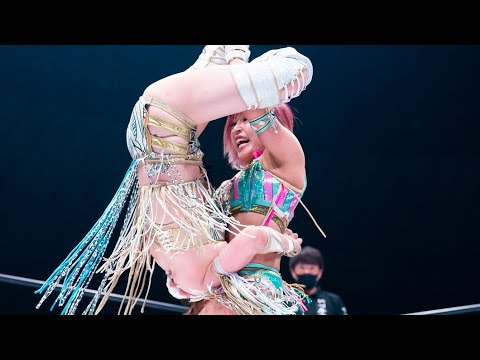 【スターダム】白川未奈が奥の手の新技『フィギュアフォードライバーMINA』で上谷沙弥を破り、夢の白いベルト新王者に!-4.23横浜アリーナ大会-【STARDOM】