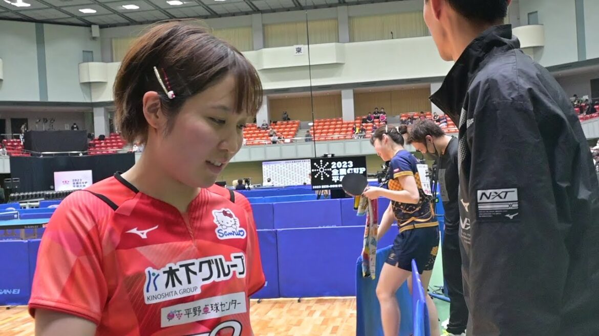 【ハイライト】女子5-8位決定戦 平野美宇 vs 井絢乃|卓球 第4回パリ五輪日本代表選考会