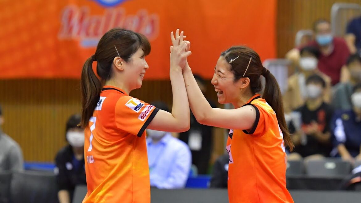 鈴木李茄 南波侑里香 Rika Suzuki Yurika Namba ペア トップおとめピンポンズ名古屋 ノジマTリーグ 2022-2023レギュラーシーズン ベストオーダー賞(女子)卓球Tリーグ