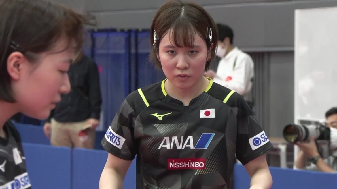 平野美宇 17年銅メダル超え誓う|世界卓球2023南アフリカ 日本代表公開練習
