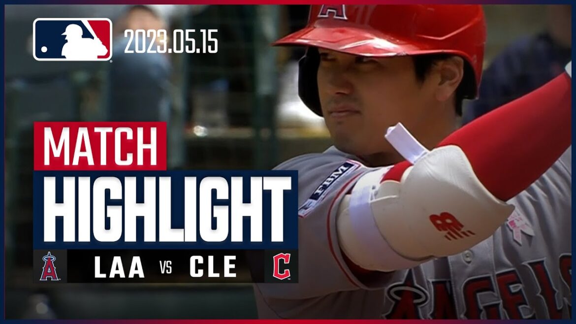 【大谷1安打1打点1盗塁!!】5.15 エンゼルス VS ガーディアンズ 日本語ハイライト #MLB