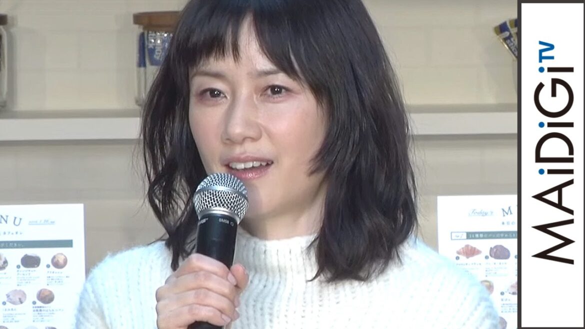 原田知世、美の秘訣は「オンとオフの切り替え」 「STICK MORNING CAFE」オープニングイベント2 #Tomoyo Harada #event