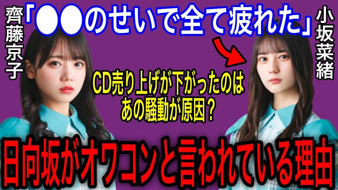 日向坂46は何故オワコンと言われているのか?【小坂菜緒・渡邉美穂・齊藤京子・他】