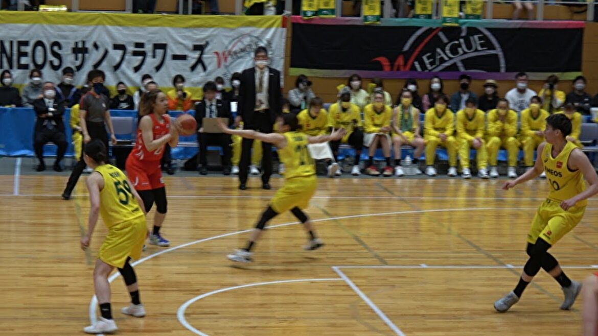 【4K】22-23 Wリーグ プレーオフクォーターファイナル ENEOS VS 富士通レッドウェーブ『 2st ①富士通 中村優花選手攻撃』(新潟市東総合スポーツセンター)2023.04.02.