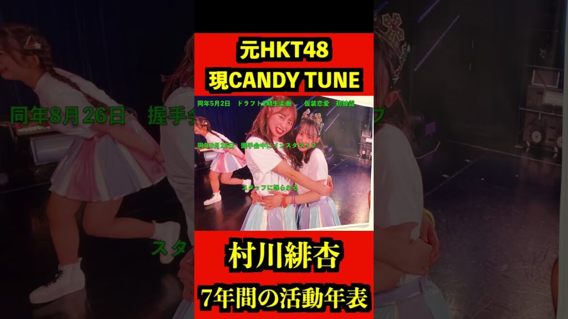 HKT48 村川緋杏 活動年表 #shorts #hkt48