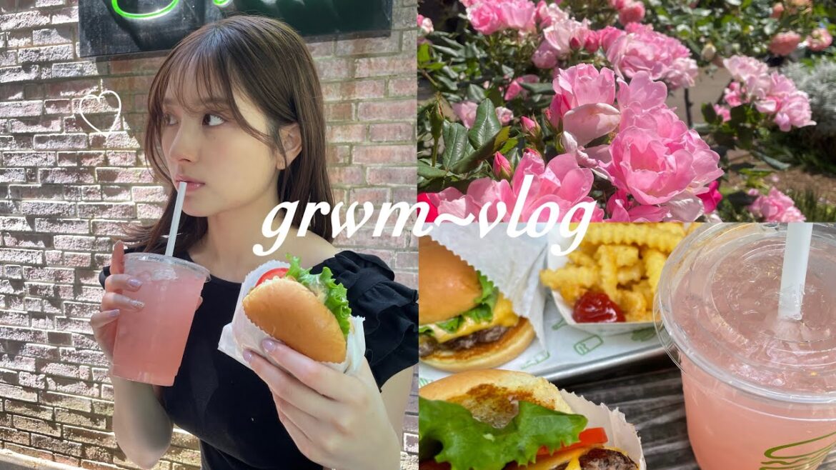 【GRWM】植物を買いに行くお出かけvlog
