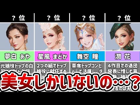 宝塚娘役約160名から可愛い&美女ランキングベスト20を紹介!