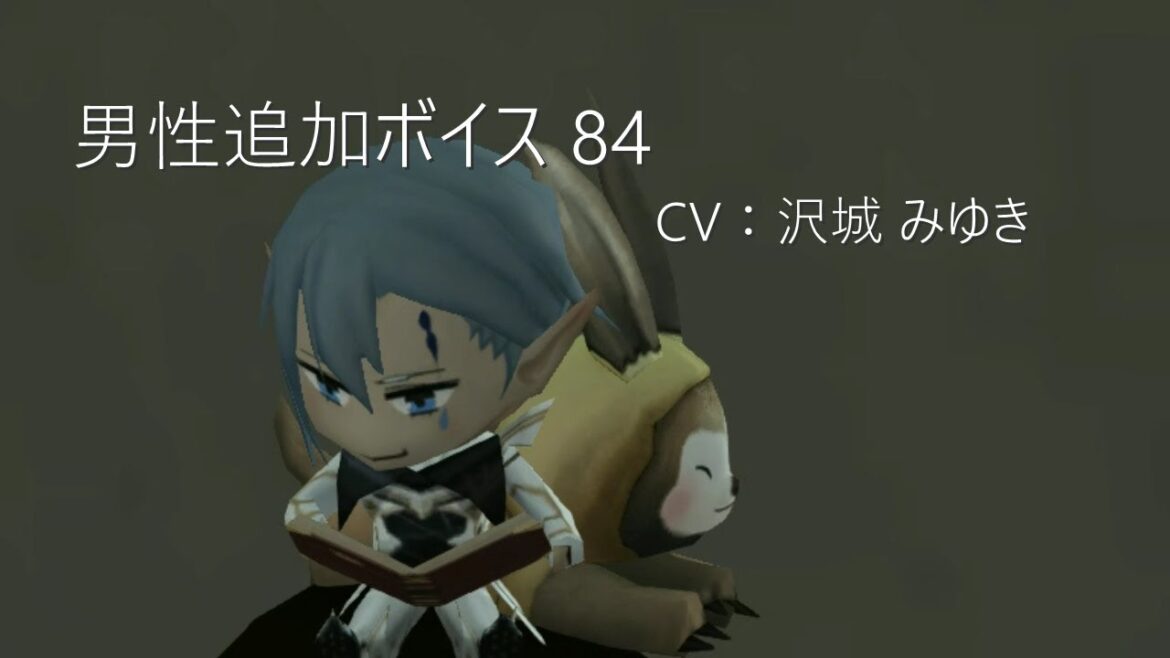 PSO2 CV:沢城 みゆき 男性追加ボイス 84