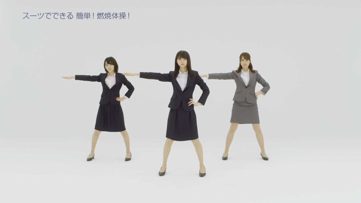 乃木坂46・生駒里奈&齋藤飛鳥&衛藤美彩、スーツ姿で“燃焼体操”披露 はるやま商事WEB限定動画「スーツでできる簡単!燃焼体操」