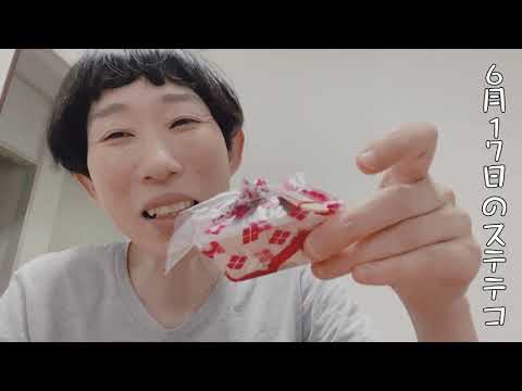 【43歳独身女芸人】6月17日のステテコとポテ太郎 #牧野ステテコ #信玄餅 #むせる