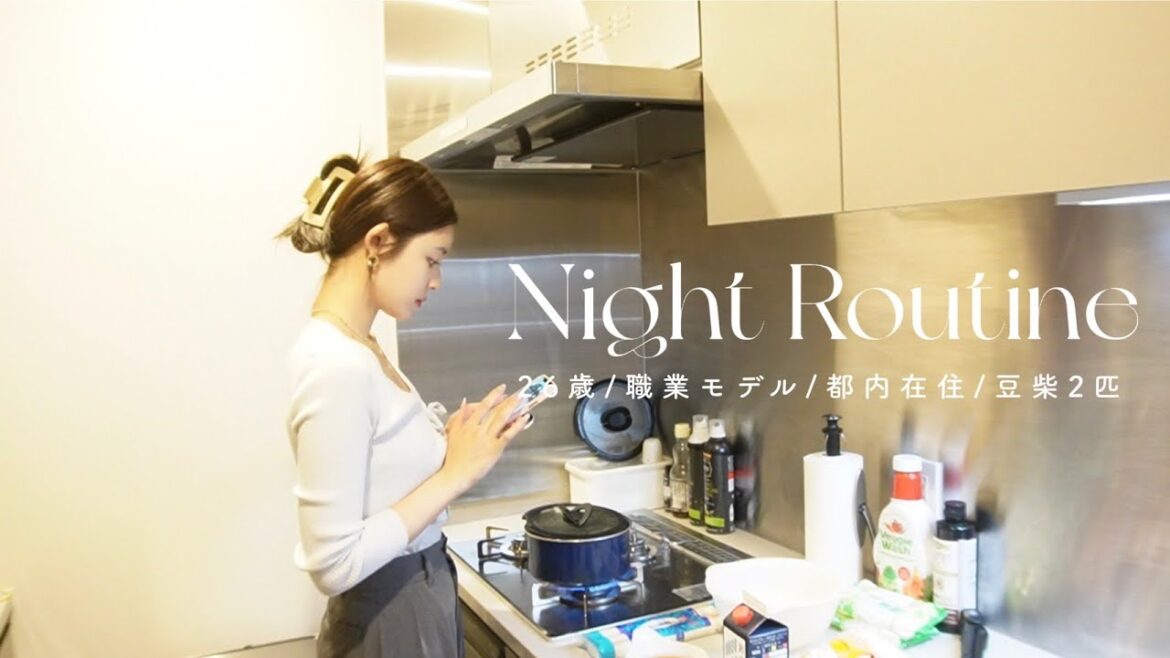 【Night Routine】 B型女と豆柴達との夜の過ごし方🙋♀️🐶寝る前に今日はあれにも挑戦?!!💕