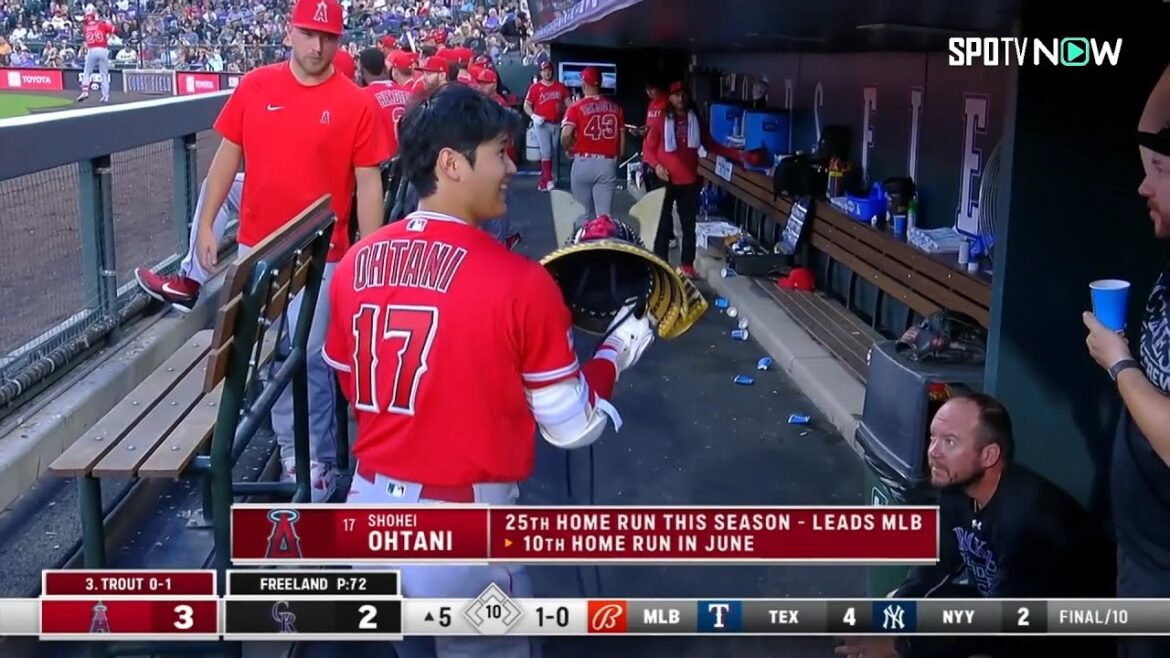 【速報】#大谷翔平 第25号HR! エンゼルス vs ロッキーズ 6.24