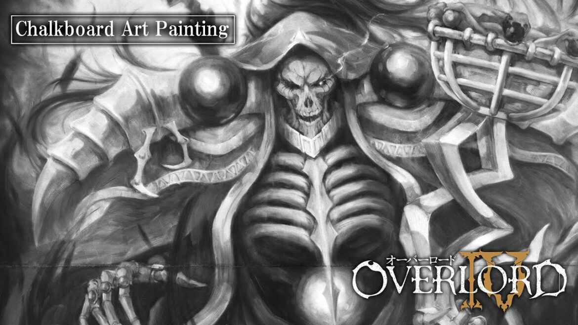 【オーバーロードⅣ】黒板アート制作動画-Chalkboard Art Painting-