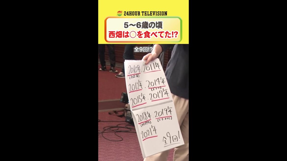 #芦田愛菜 の驚きの24時間テレビ出演回数!一方 #西畑大吾 は… #24時間テレビ #メインパーソナリティー #なにわ男子 <#TVer で本編配信中>
