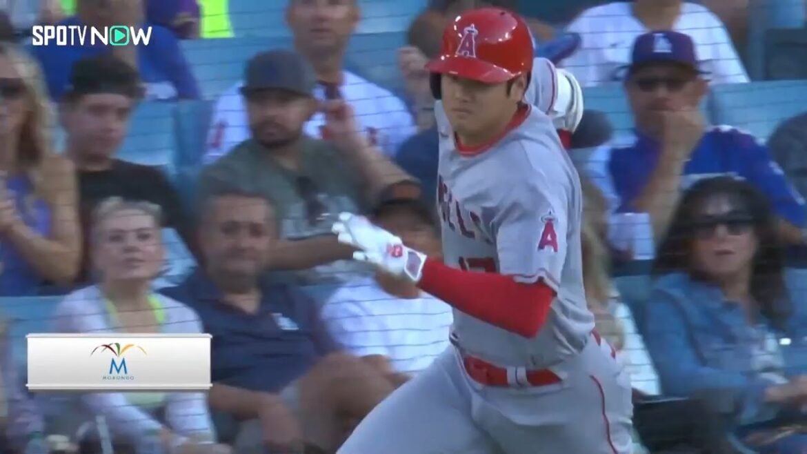 【速報】#大谷翔平 両リーグ最多三塁打! エンゼルス vs ドジャース 7.9