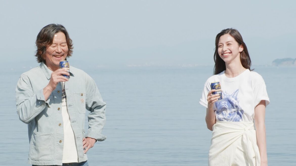 中条あやみ、豊川悦司と親子役で初共演「こんなパパいいなぁ」新「キリン一番搾り 糖質ゼロ」新TVCM メイキング&インタビュー