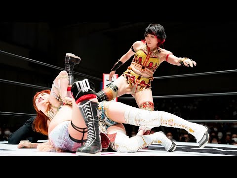 【スターダム】なんと林下詩美と上谷沙弥が仲間割れ!試合中に蹴り!-5.14後楽園大会-【STARDOM】