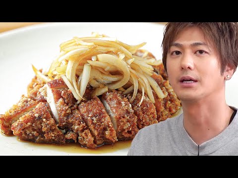 ザックザクの油淋鶏!シャッキシャキ玉ねぎの食感で最高の一皿に!アレを加えることでワンランクアップします!