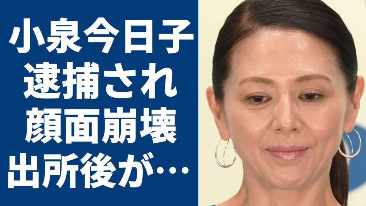 小泉今日子が逮捕された真相…再婚しない理由と言われる抱える難病がヤバすぎた…『木枯しに抱かれて』がヒットしたアイドルの顔面崩壊した現在に驚きを隠せない…