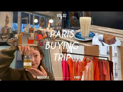 【Vlog 2】Paris buying trip🇫🇷 買い付け/ヘアセット/食べたもの🍽 etc…