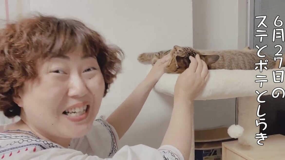 【43歳独身女芸人】6月27日のステテコとポテ太郎 #牧野ステテコ #あぁーしらき #しらき