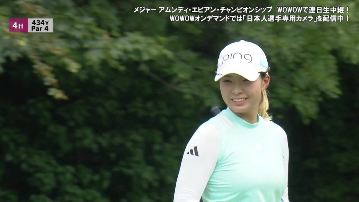 渋野日向子 第2日 ショートハイライト/メジャー アムンディ・エビアン・チャンピオンシップ【WOWOW】