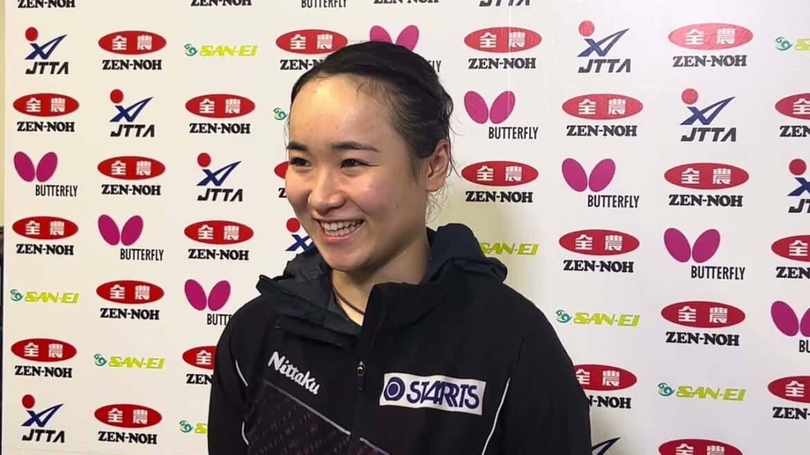 伊藤美誠 準決勝進出 平野美宇との “みうみま対決” へ「1ゲーム目から思い切っていく」|第5回パリ五輪日本代表選考会