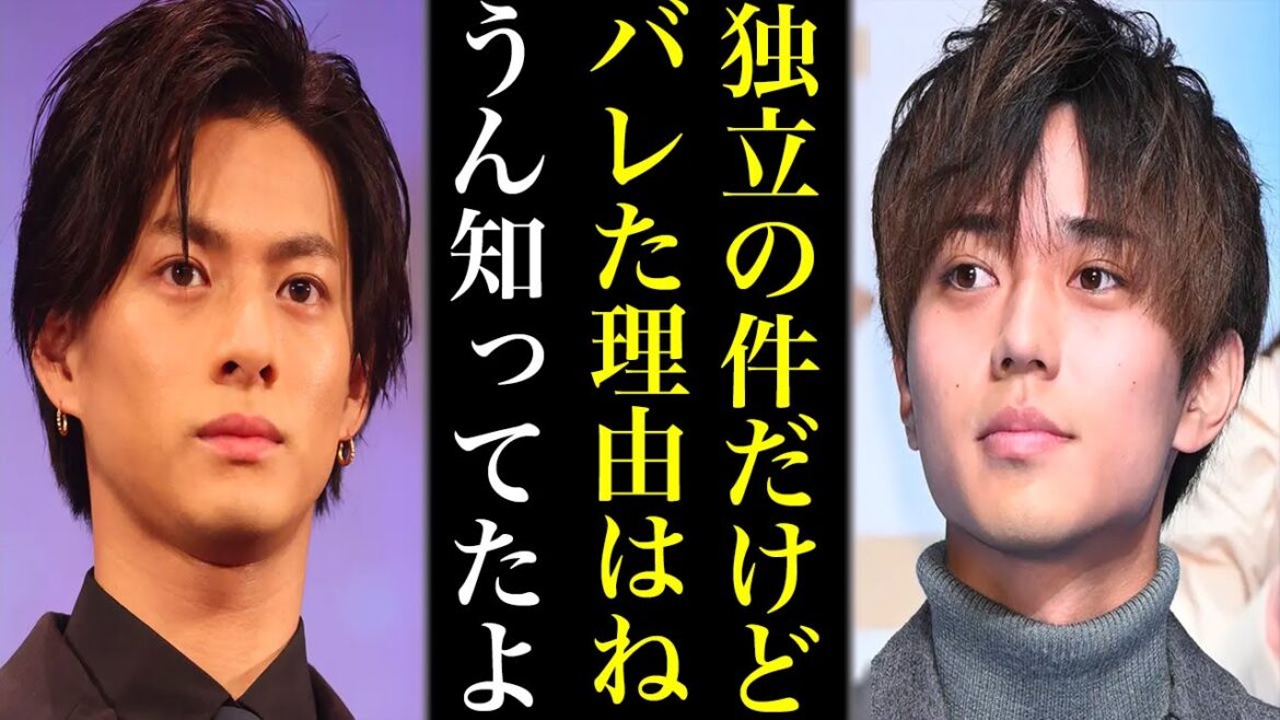 【番外編】キンプリ退所の真相…独立の密告者は永瀬廉なのか?平野紫耀はなぜ直接残留要請をされなかったのか
