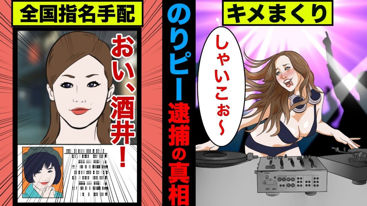 酒井法子(のりぴー)逮捕の真相!男との遊び方がエグかった!【アニメ】【ゆっくり解説】