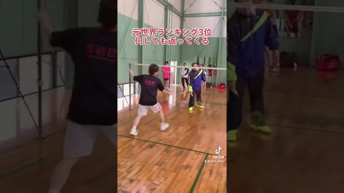 返せる?返せない?どっち バドミントン #shorts #龍羽団