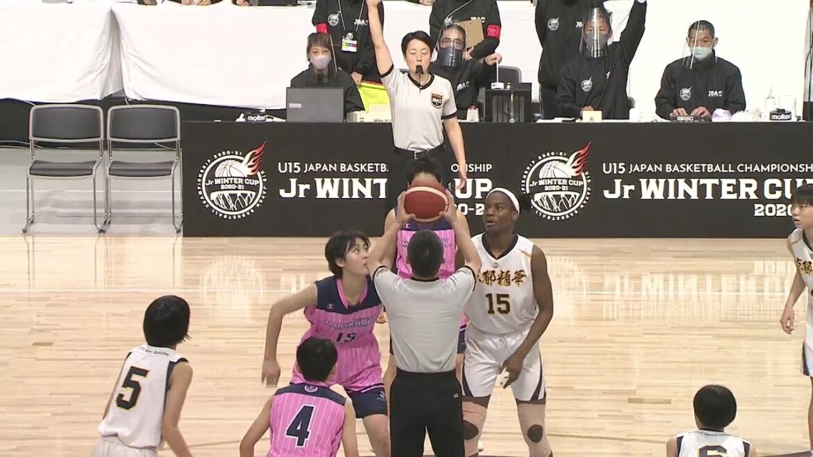【初代女王の座に輝くのは!?】京都精華中(京都) vs メリノール中(三重)(女子決勝│Jr.ウインターカップ2020-21)