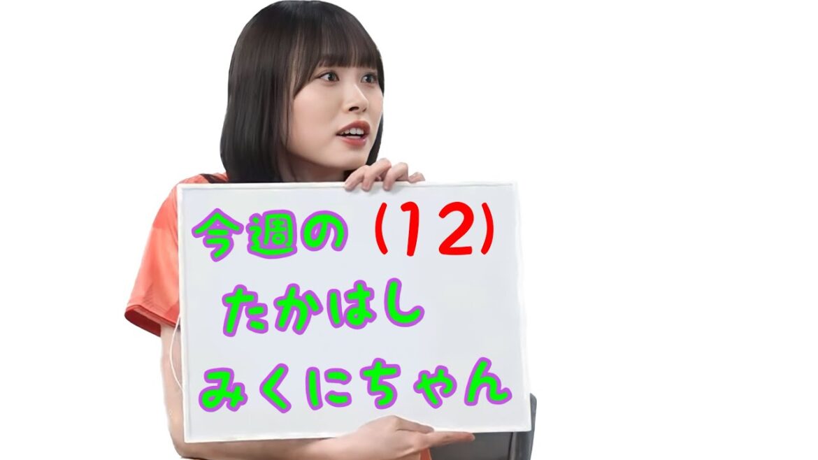 今週のたかはしみくにちゃん(12)