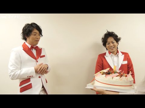 ぺこぱ・シュウペイ、誕生日サプライズに感動!小南光司は爽やかな会社員に 献血推進プロジェクト「いこう!献血」新CM&メイキング映像公開